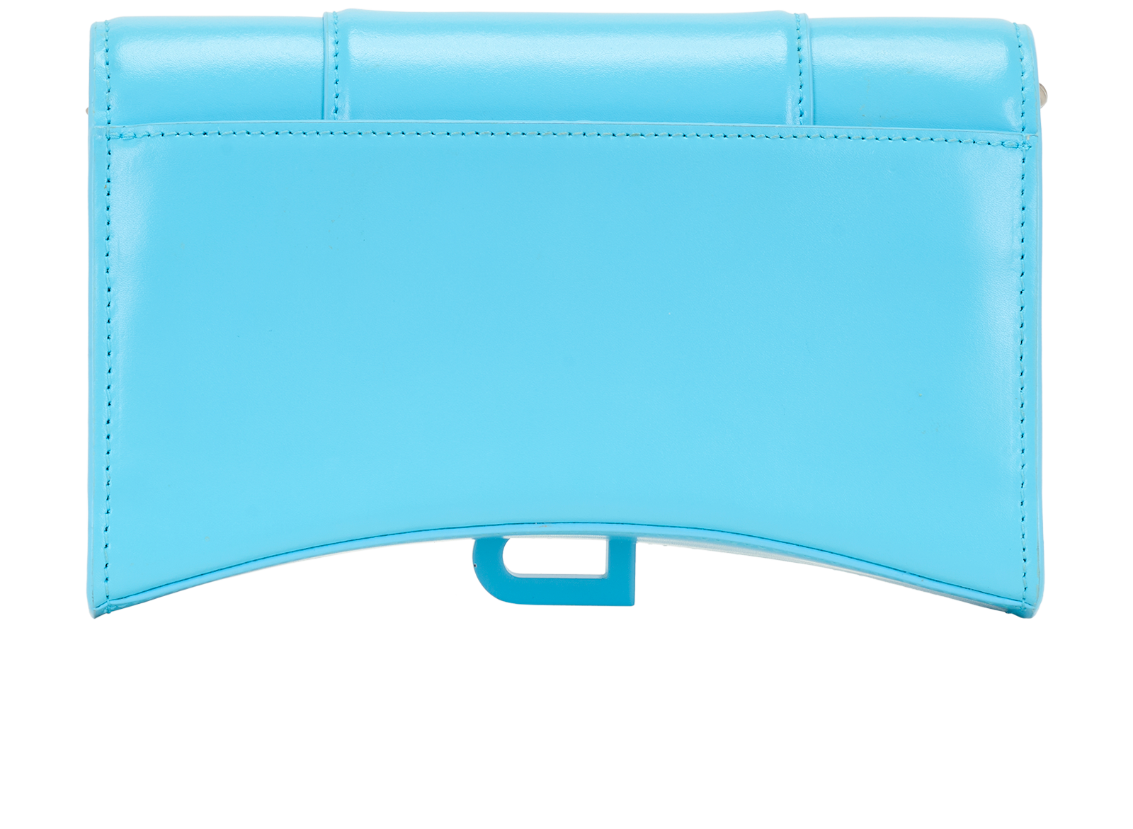 Hourglass Wallet On Chain, &pound;630, Handbags, Blue, Leather, Back view